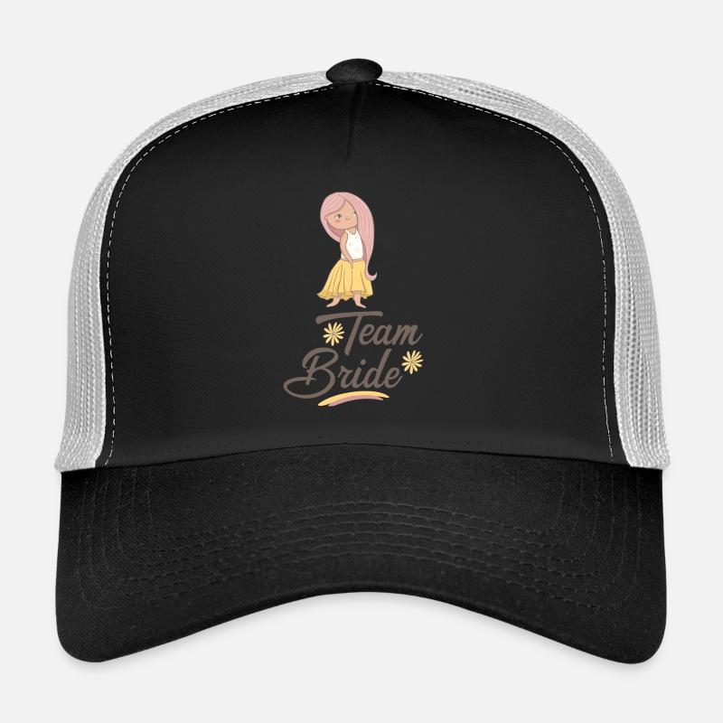 Team Bride - Trucker Cap - black/stone grey