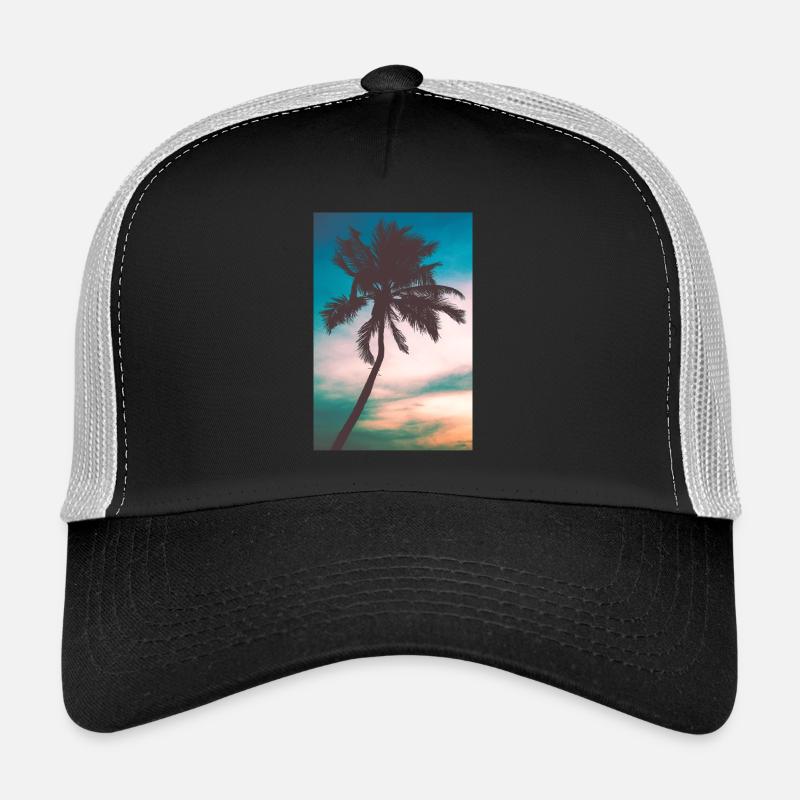 Palm tree Trucker Cap