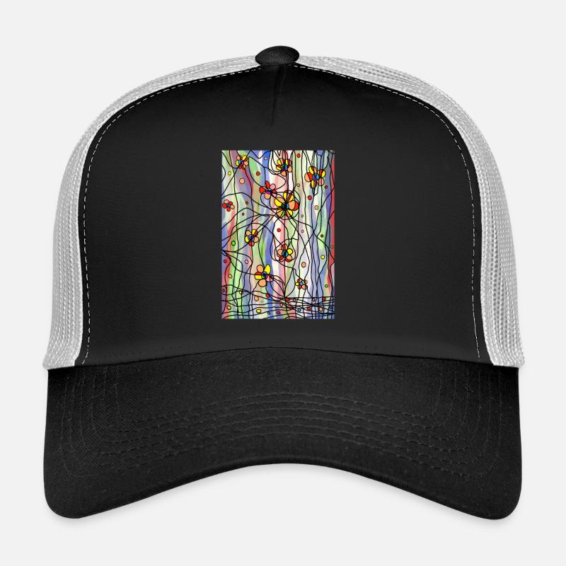 Fleurs Casquette trucker 