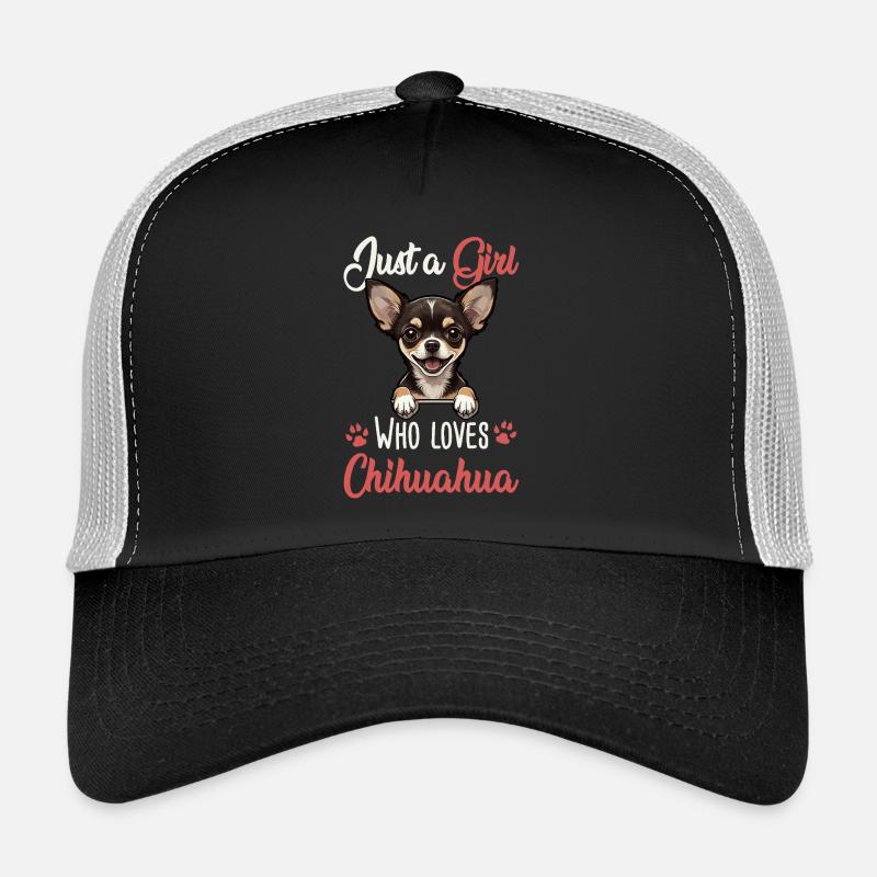 Nur ein Mädchen, das Chihuahuas liebt Trucker Cap