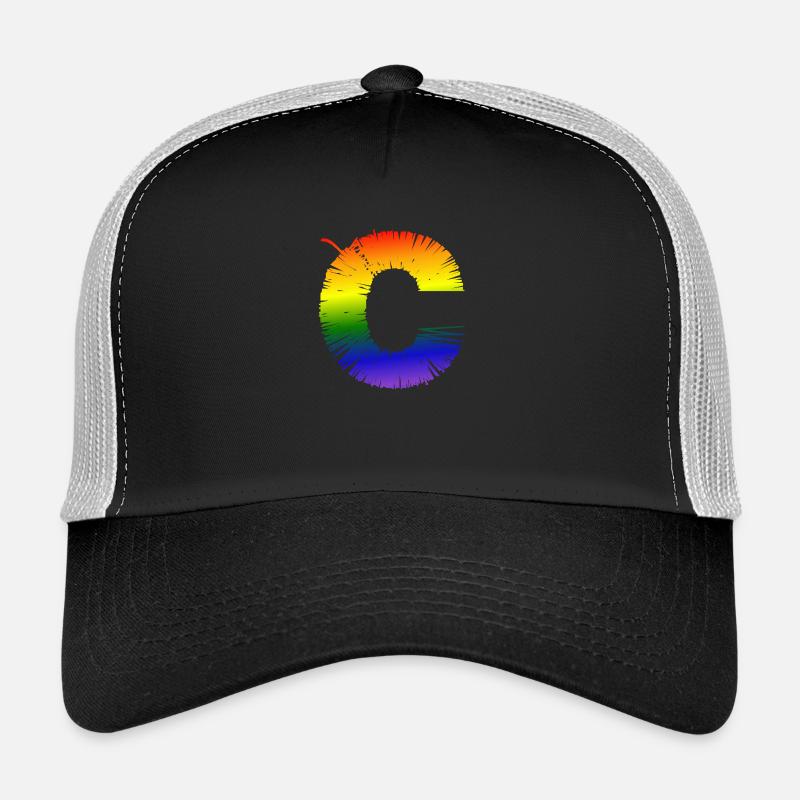 Rainobow C - Trucker Cap - Schwarz/Steingrau