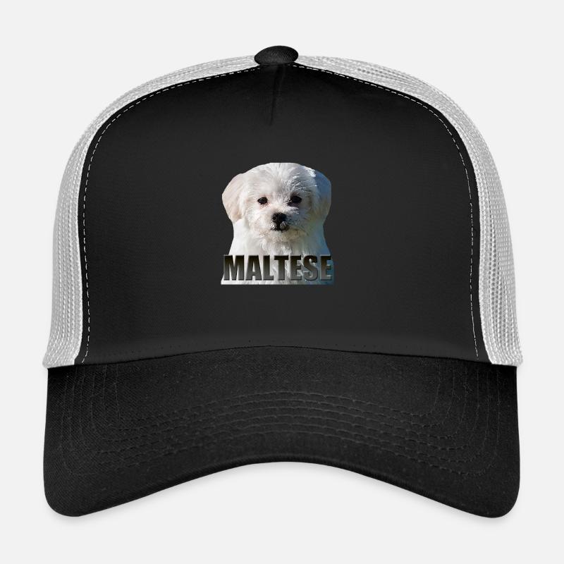 Maltesisch - Trucker Cap - Schwarz/Steingrau