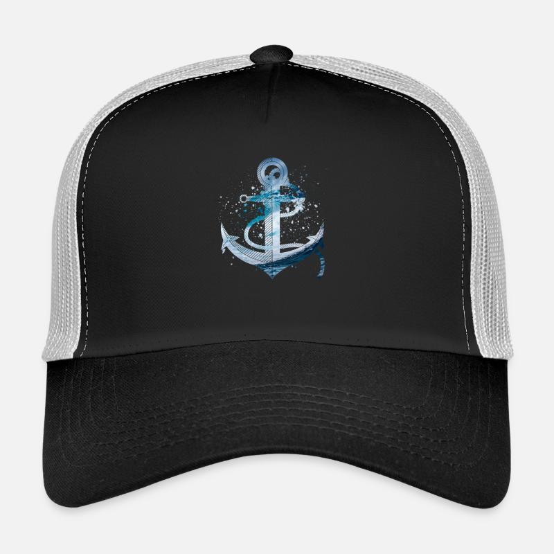Anker - Trucker Cap - Schwarz/Steingrau