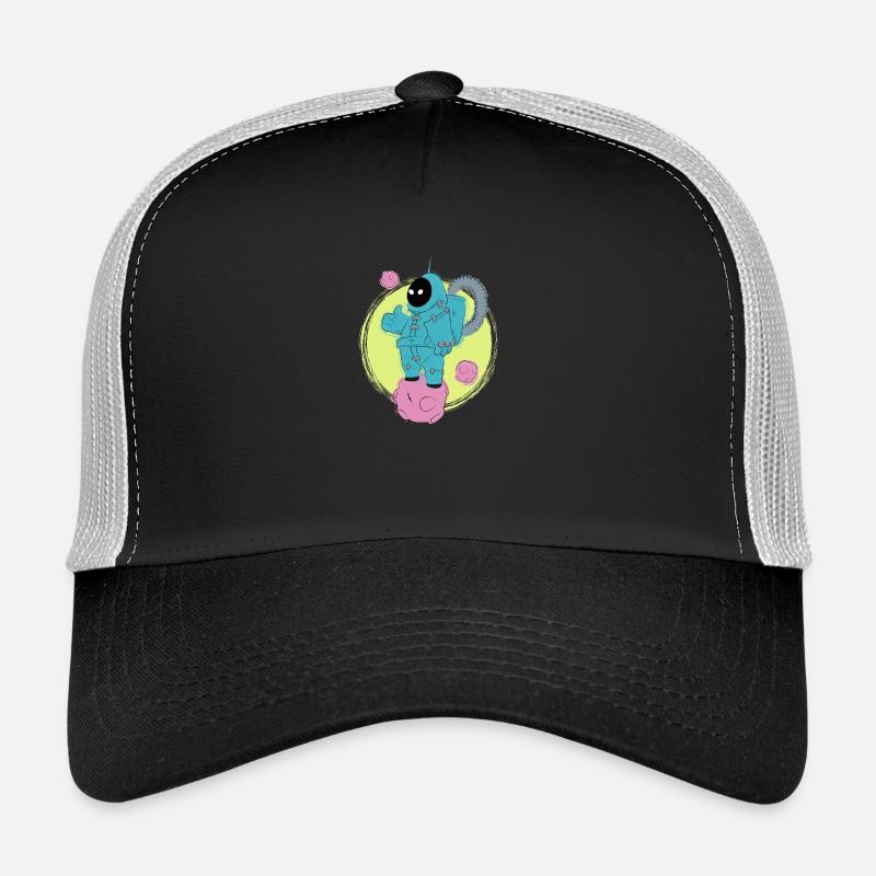 Der gute Astronaut läuft Trucker Cap