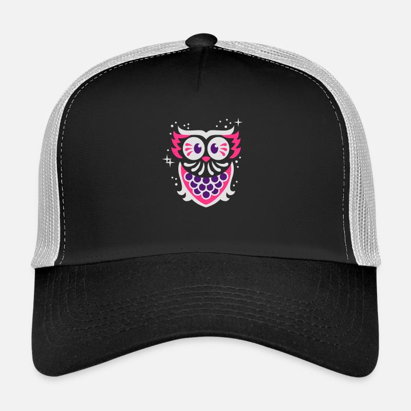 Eule - owl - night Trucker Cap
