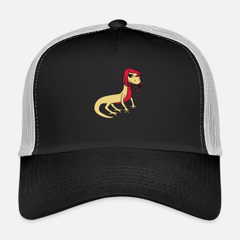 frau weiblich huebsch girl maedchen sexy eidechse Trucker Cap