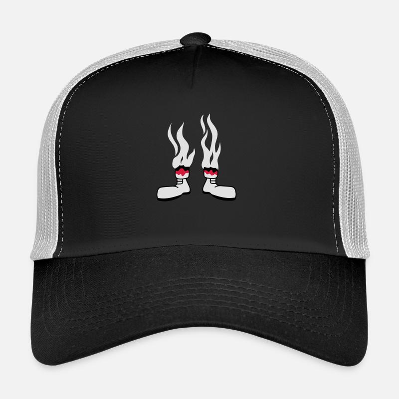 Burned Man Trucker Cap