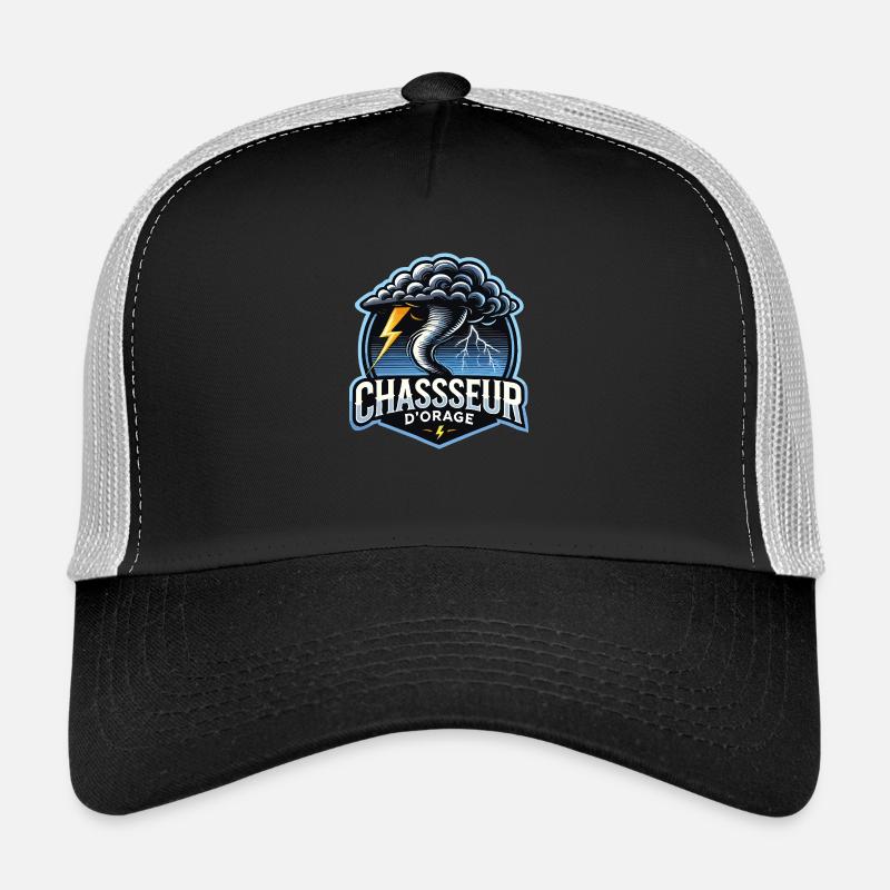 chasseur d'orage - Casquette trucker  - noir/gris pierre