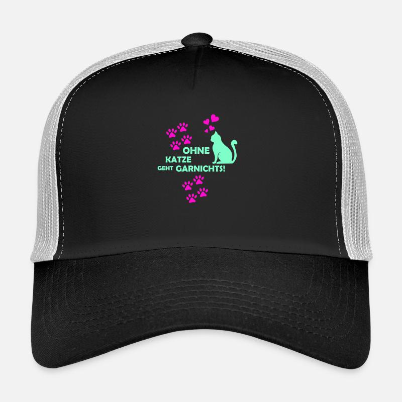 Rien ne fonctionne sans un chat 01 Casquette trucker 