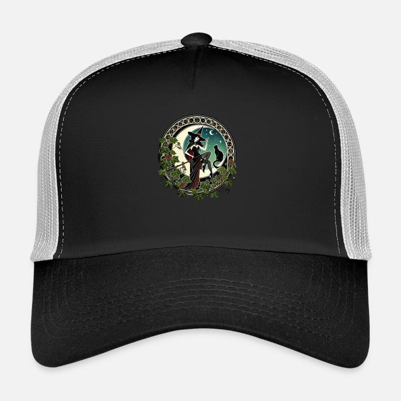 Pin-up Sorcière Casquette trucker 