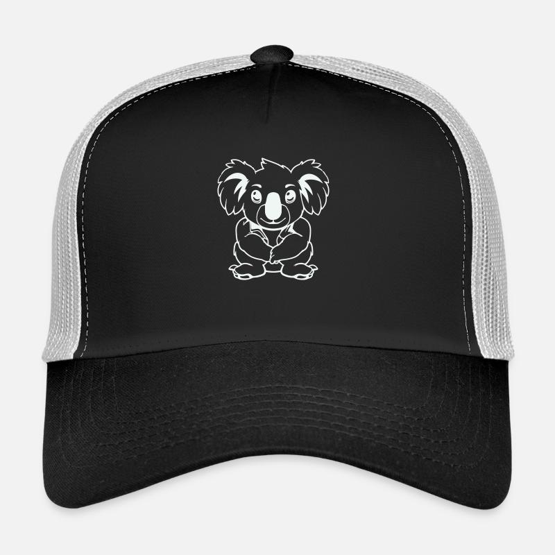 koalabär comic - Trucker Cap - Schwarz/Steingrau