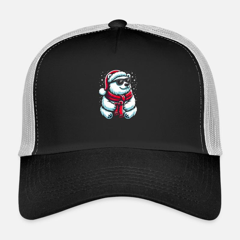 Christmas Cool Polar Bear Trucker Cap