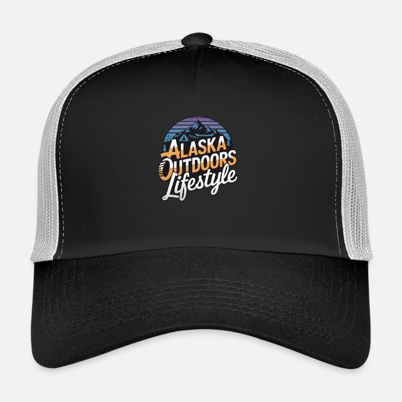 Alaska Outdoors Lebensstil Trucker Cap