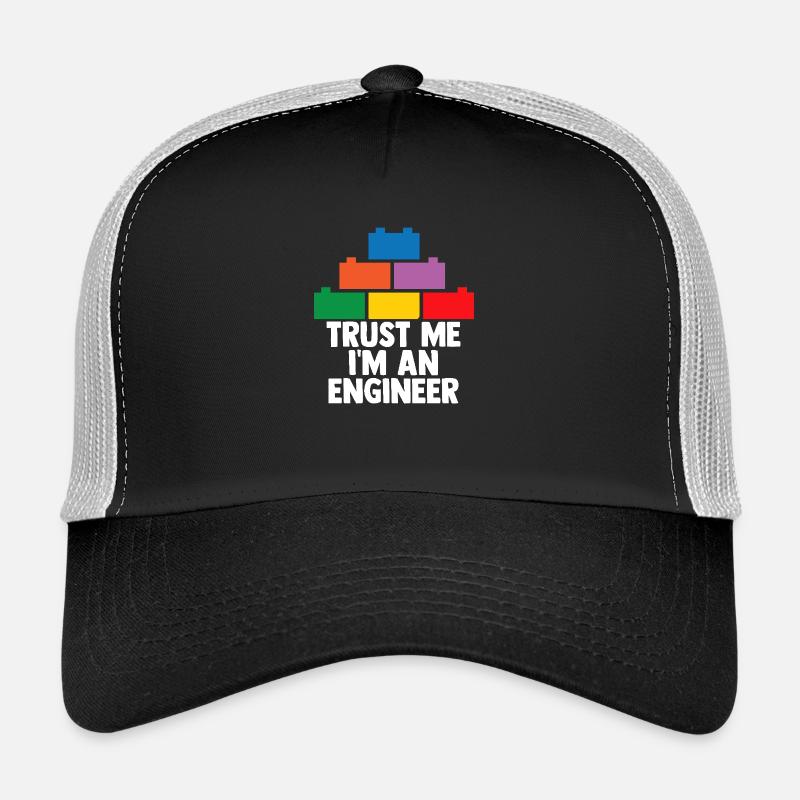 Constructeur de briques Bâtiment en briques Maître constructeur Casquette trucker 