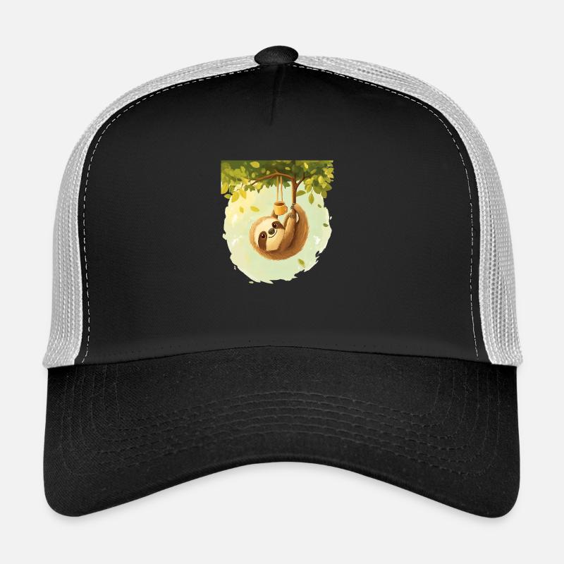 Faultier - Trucker Cap - Schwarz/Steingrau