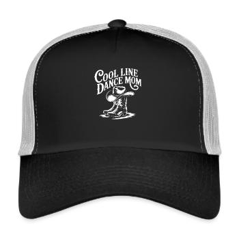 Line Dance Mom Line Dance Mom Cadeau - Casquette trucker  - noir/gris pierre - Devant