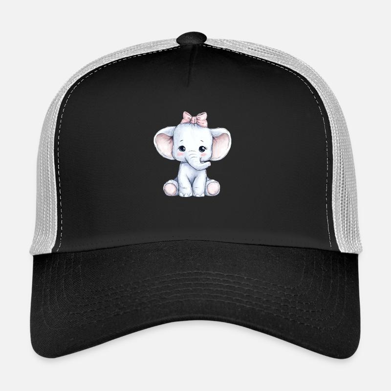 Mignon bébé éléphant Casquette trucker 