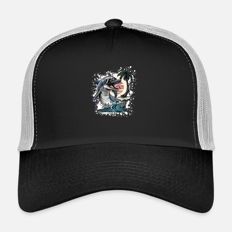 Dolphin Summer Holidays Trucker Cap