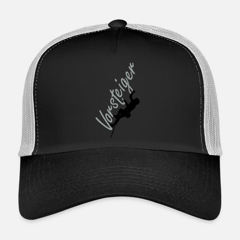 Lead climber - Trucker Cap - black/stone grey