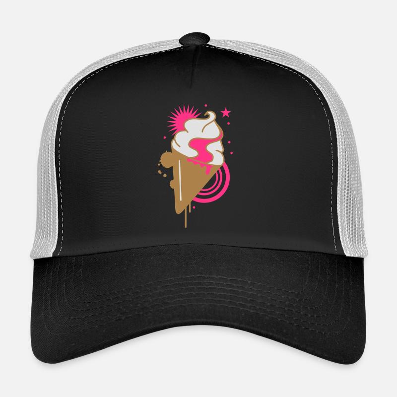 Un cône de crème glacée Casquette trucker 