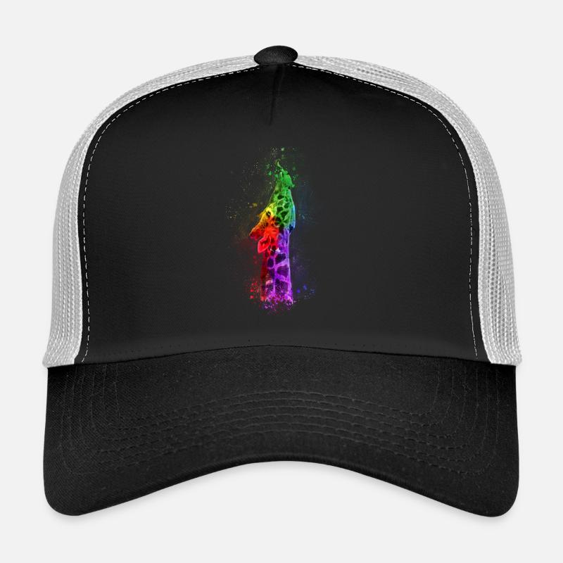 Multicolour Giraffe Trucker Cap