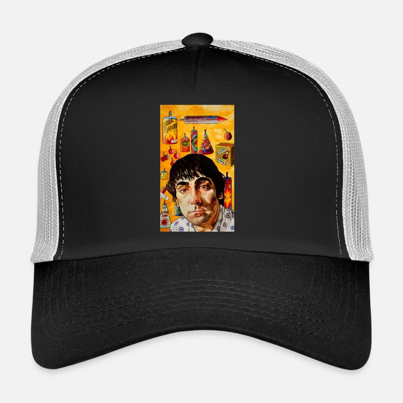 Papier tactile bleu clair Casquette trucker 