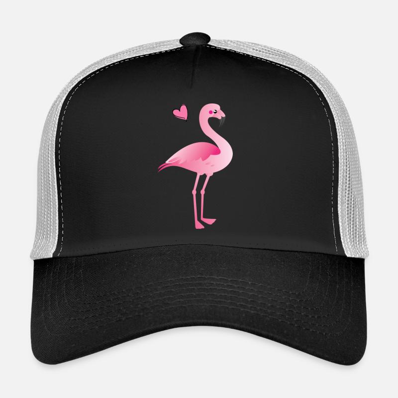 FLAMINGO - Trucker Cap - Schwarz/Steingrau