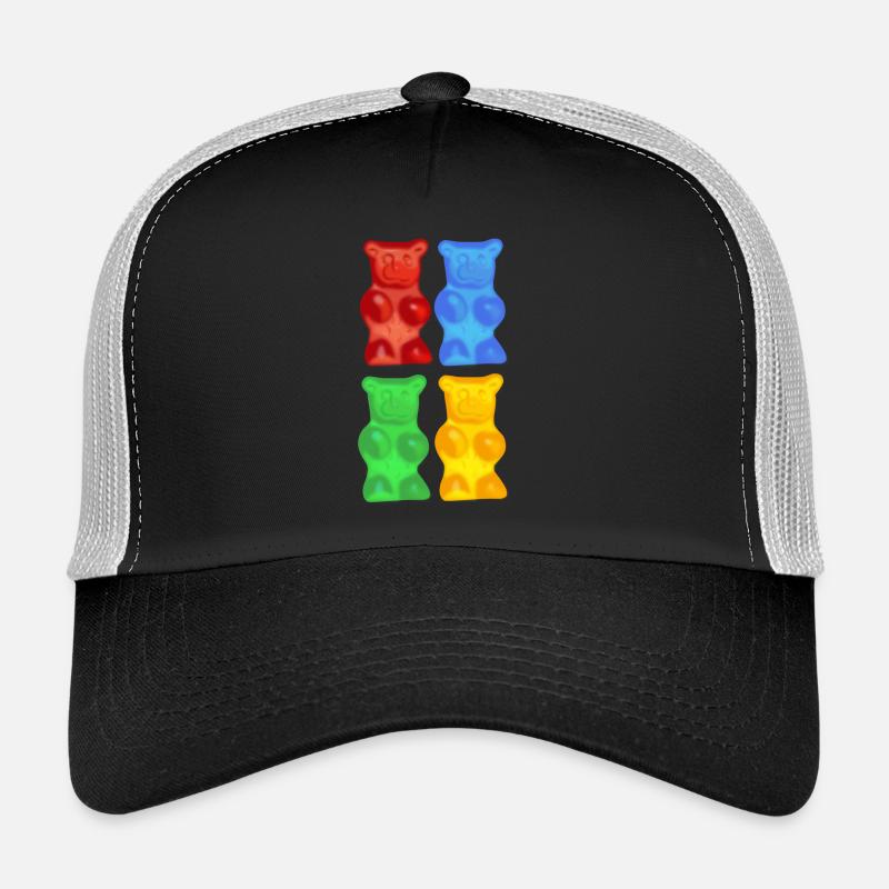 Gummibärchen - Trucker Cap - Schwarz/Steingrau