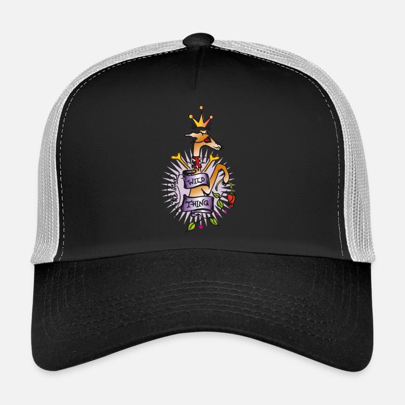 wild thing! - Trucker Cap - Schwarz/Steingrau