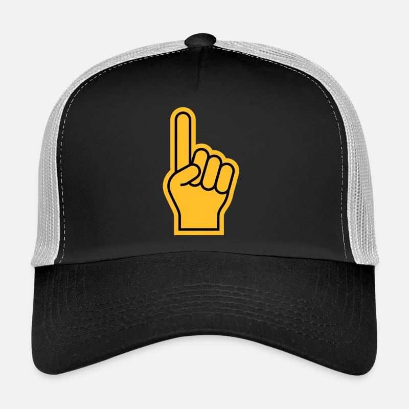 Fan de sport doigt Casquette trucker 