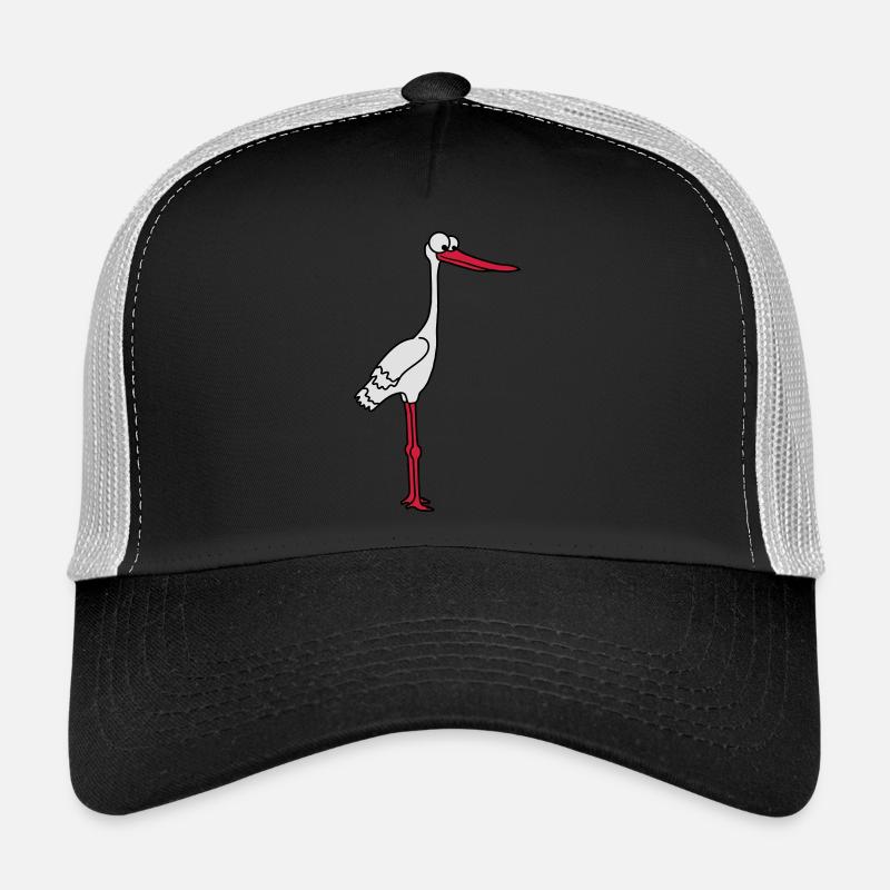 Stork - Trucker Cap - black/stone grey