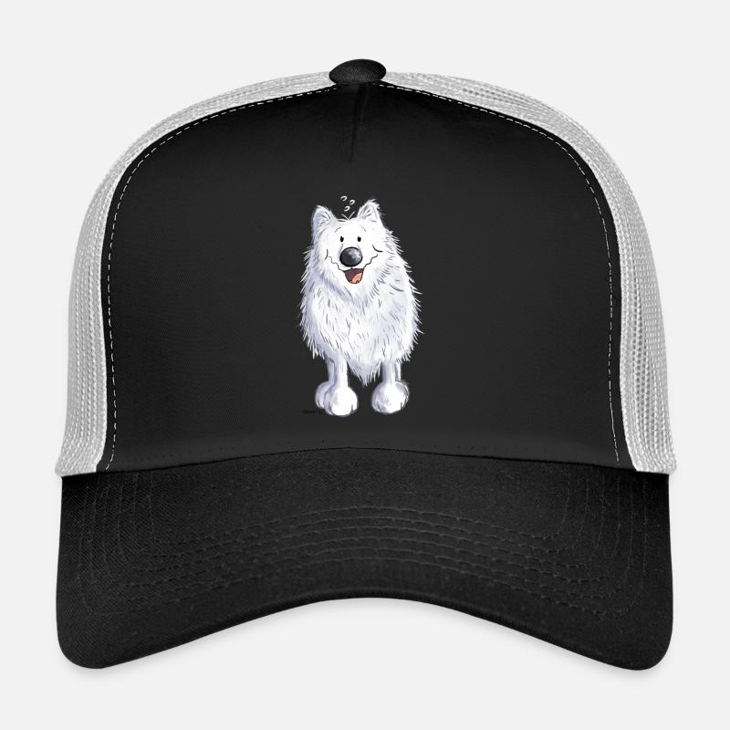 Der Spitz ist angekommen - Trucker Cap - Schwarz/Steingrau