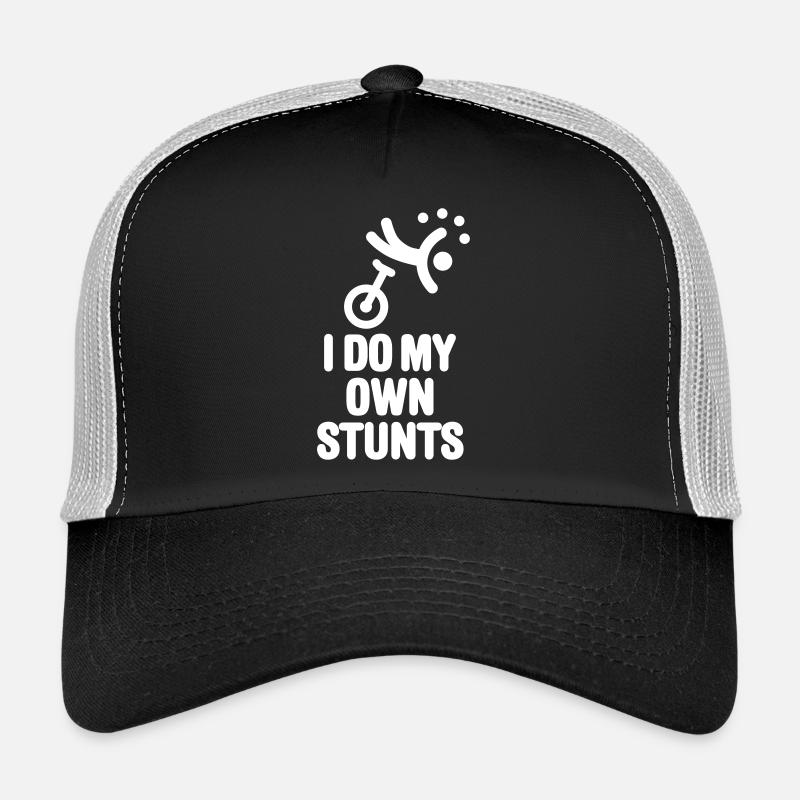 Zirkus Einrad Einrad Akrobat Jongleur Clown - Trucker Cap - Schwarz/Steingrau
