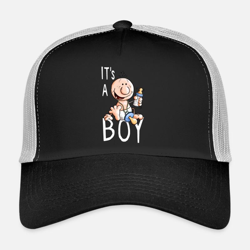 It's a Boy - Boys - Gift - Baby - Babies - Cute Trucker Cap