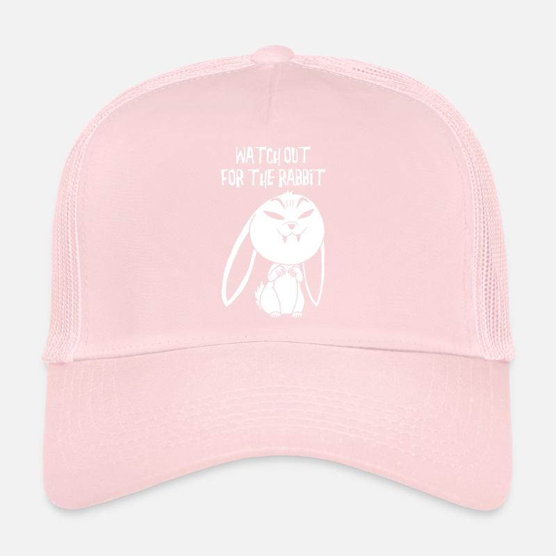 White Vampire Rabbit (English) Trucker Cap