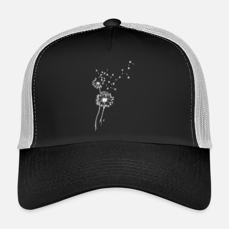 Pusteblumen - Trucker Cap - Schwarz/Steingrau