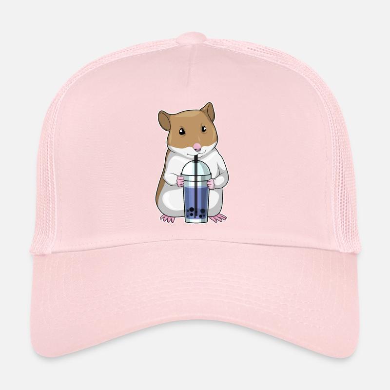 Hamster Bubble Tea Casquette trucker 