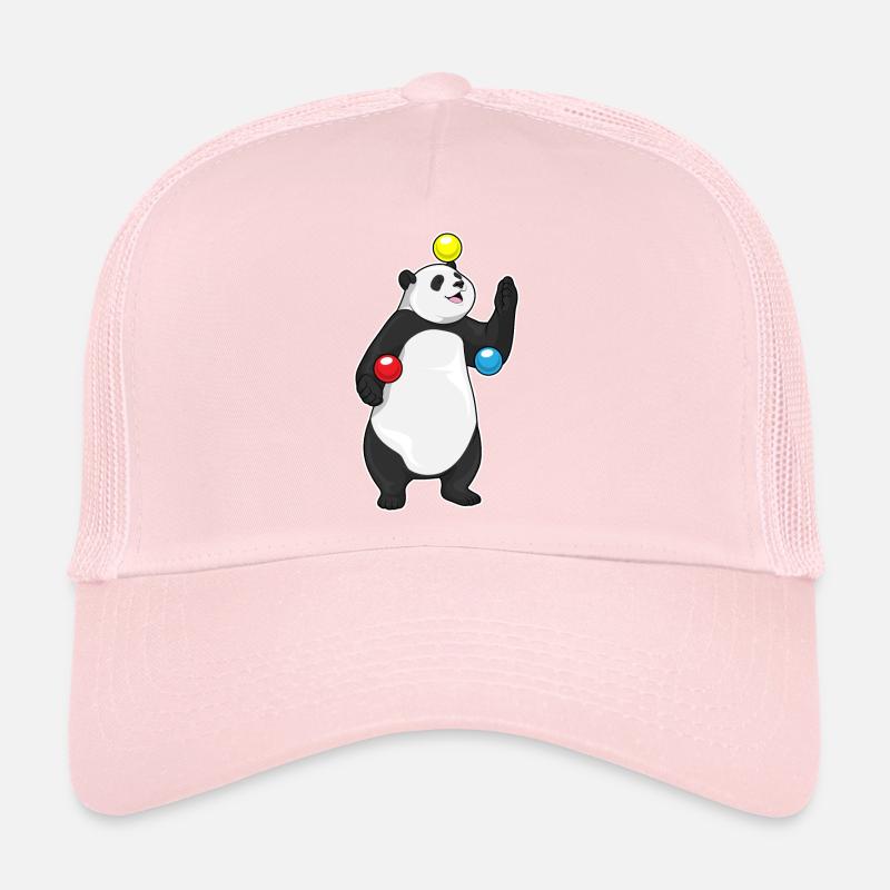 Panda Juggler Juggling Trucker Cap