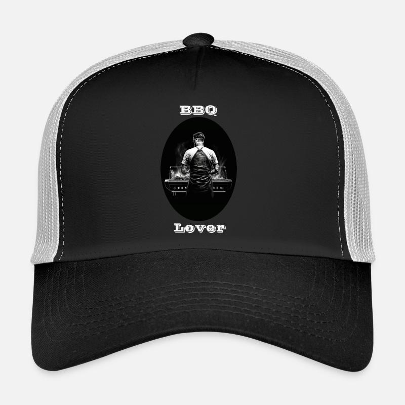 BBQ Lover white Trucker Cap