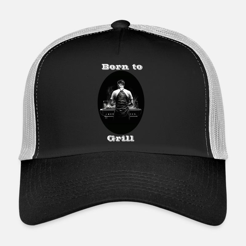 Born to Grill weiß Trucker Cap