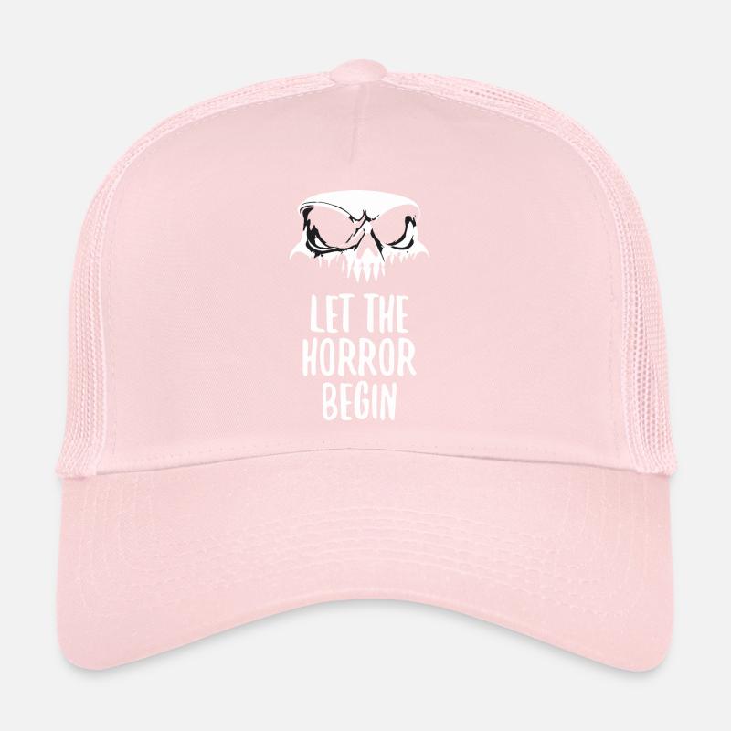 Lass den Horror beginnen Trucker Cap