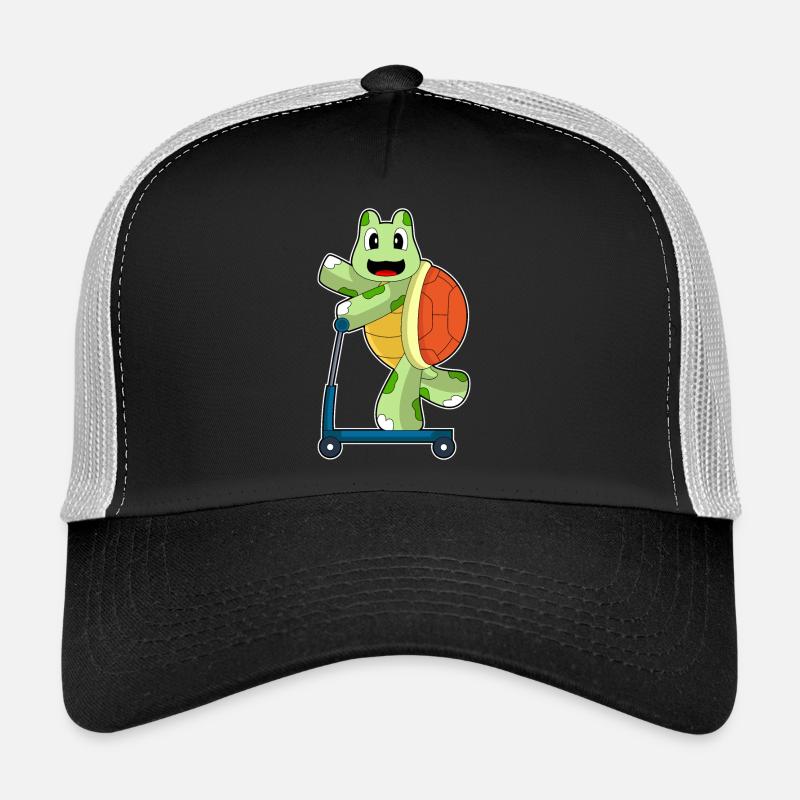Schildkröte Roller - Trucker Cap - Schwarz/Steingrau