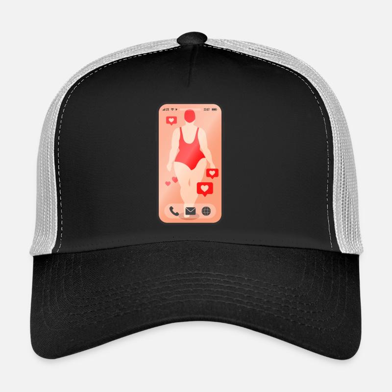 Handy Frau Smartphone Geschenk Trucker Cap