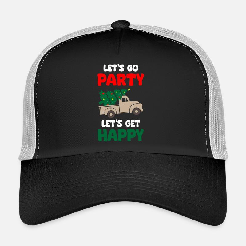Lets Go Party Soyons Joyeux Noël Casquette trucker 
