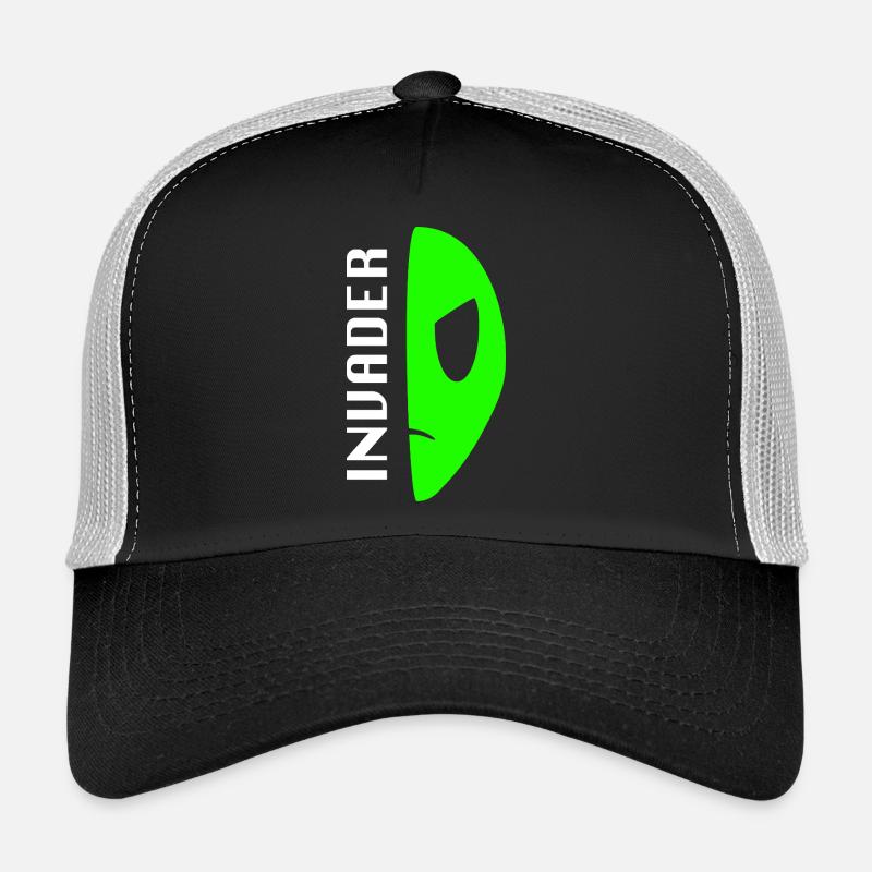 invader - Trucker Cap - black/stone grey