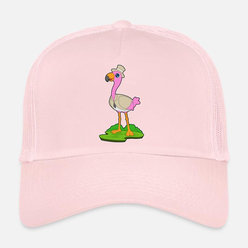 Flamingo Groom Blazer Mariage Casquette trucker 