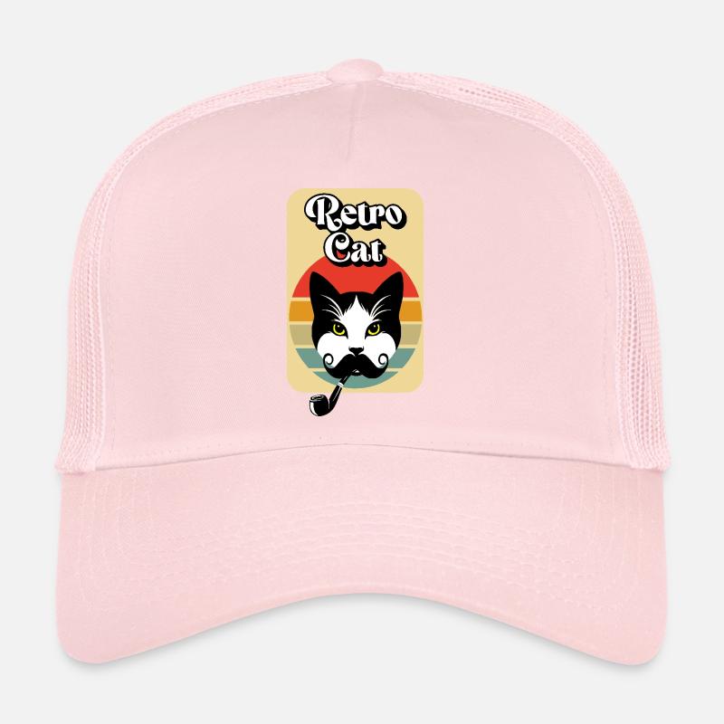Retro cat Casquette trucker 