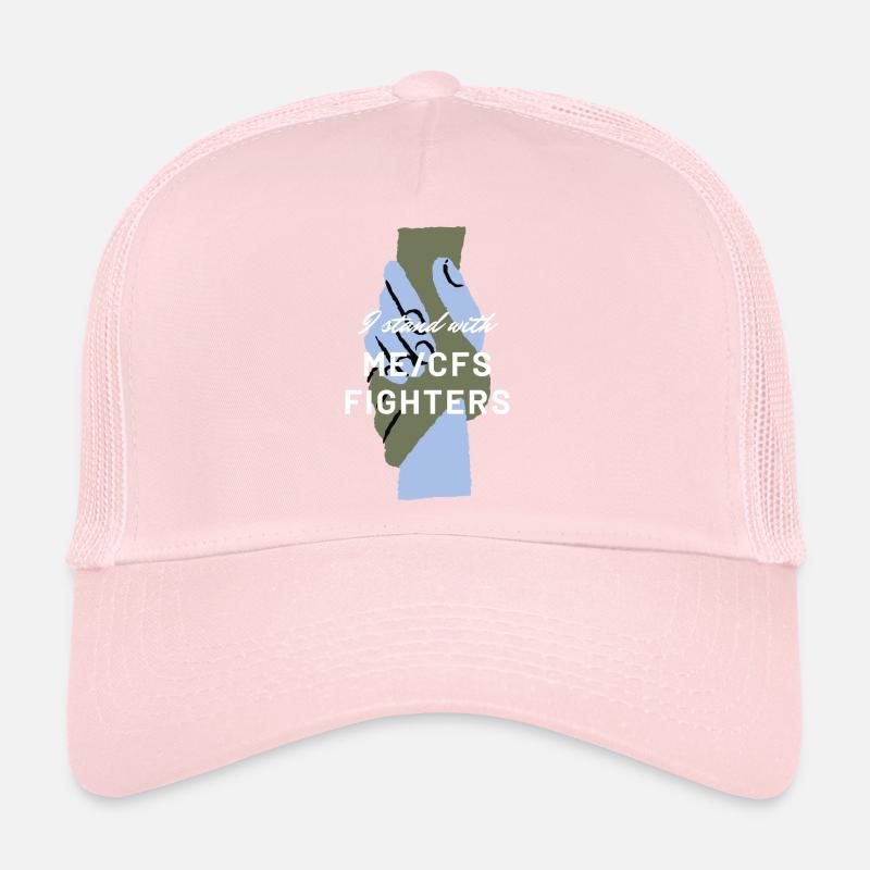 ME/SFC Je me tiens avec les combattants de l’EM/SFC blanc Casquette trucker 