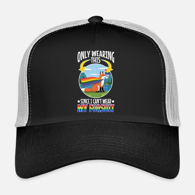 Fourrure certifiée Casquette trucker 