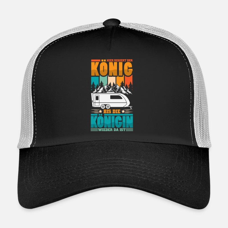 Camper Camping Wohnwagen Spruch Trucker Cap